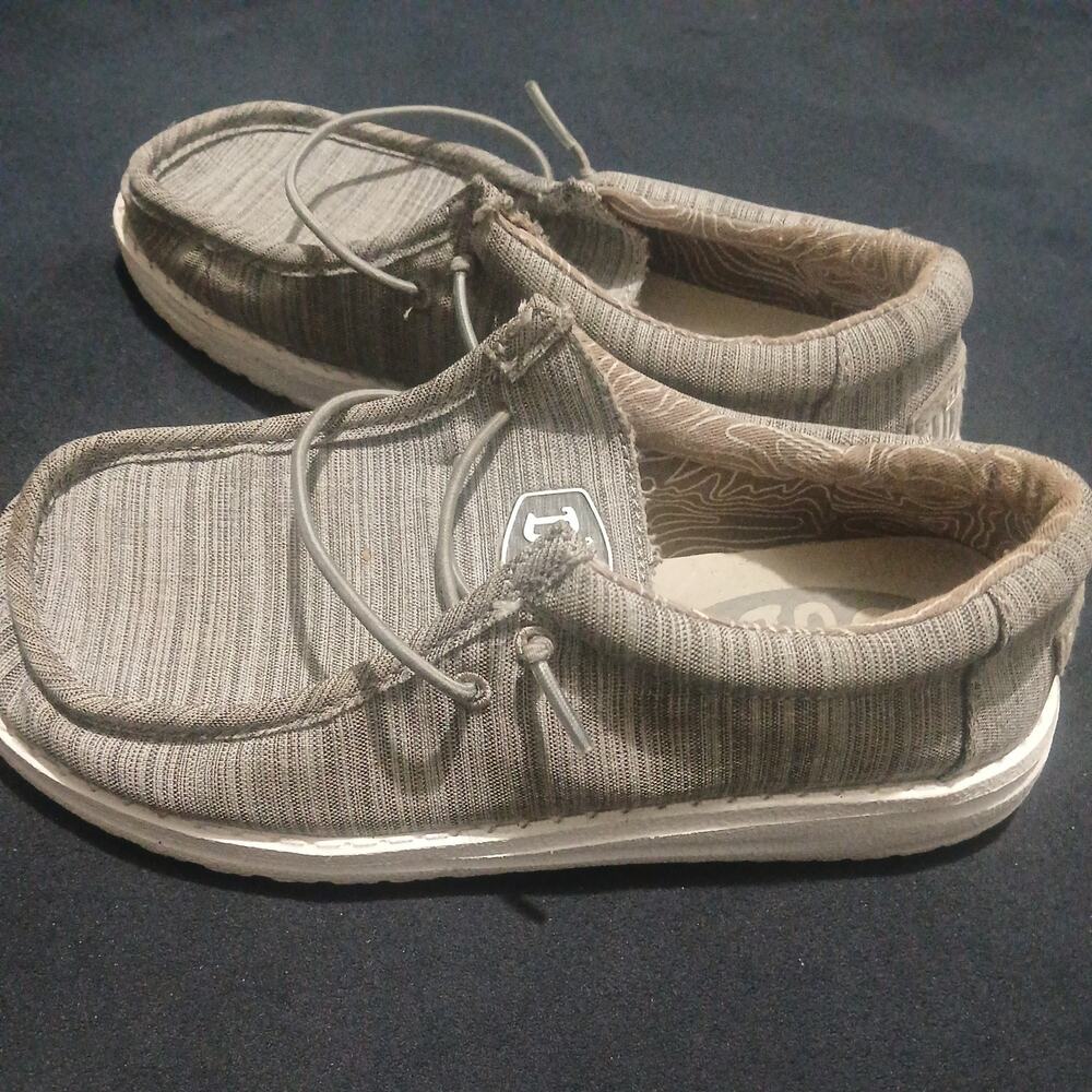 Hey Dude Wendy Youth Stone Loafers Shoes Size Y3 - L4